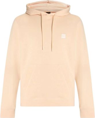 HUGO BOSS Hoodies & sweatvesten, Heren, Oranje, M, Minimalistische T-shirt