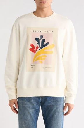 AG - Adriano Goldschmied Arc Sweatshirt in Poster Splash Ivory Dust at Nordstrom Rack, Size Xx-Large