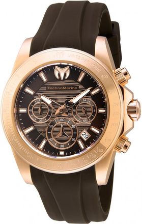 Technomarine Manta Chronograph Quartz Brown Dial Mens Watch TM-219038