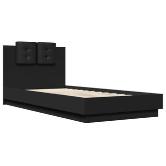 Berkfield Home Soft Bed Frame without Mattress Black 100x200 cm