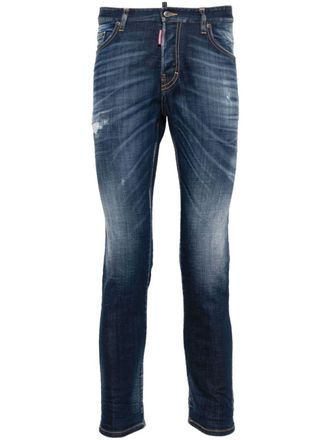 Dsquared2 Jeans skinny con effetto vissuto - Blu