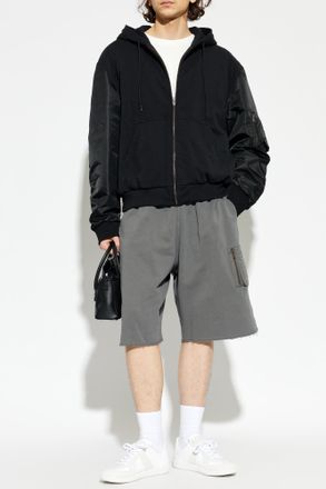 Maison Margiela Cotton Shorts, Mens, Grey