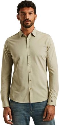 Cast Iron Heren, Overhemden, Groen, Maat: L Jersey