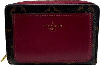 Louis Vuitton Pink Leather Wallet (Bi-Fold) (Pre-Owned)