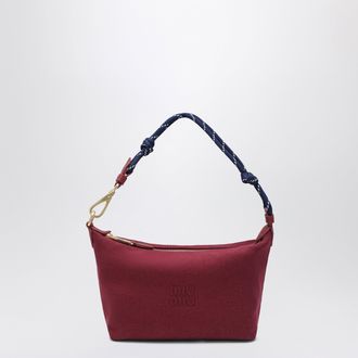 Miu Miu Cherry/Baltic gabardine pouch