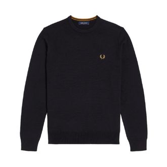 Fred Perry Hombre, Sudaderas, Azul, Talla: S