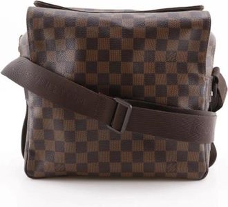 Louis Vuitton Pre-owned Cross Body Bags, male, Brown, Size: ONE SIZE Pre-owned Naviglio Shoulder Bag