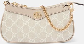 Gucci Ophidia Mini leather-trimmed shoulder bag