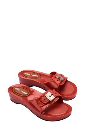Melissa x Scholl Pescura Platform Slide Sandal in Red at Nordstrom, Size 10