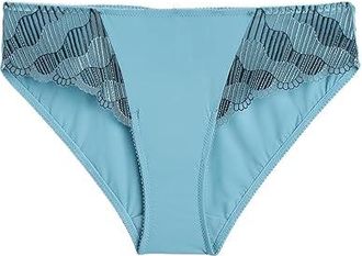 Wacoal La Femme Bikini Womens Underwear Adriatic Blue : SM, Cotton/Mesh/Nylon