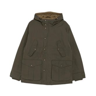 Filson Waxed Mountain Parka - - Coats - Uomo - Verde - S
