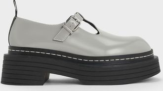 Charles & Keith T-Bar Platform Mary Janes