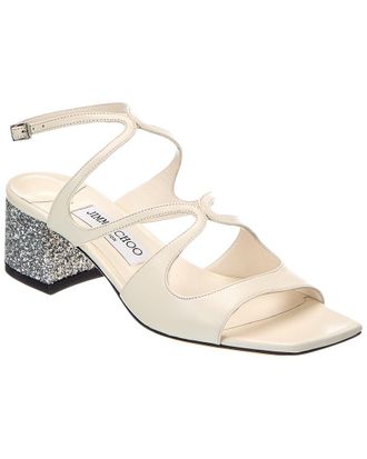 Jimmy Choo London Azilia 45 Leather Sandal