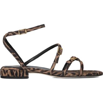 Unisa Schoenen, Dames, Bruin, 37 EU, Linnen, Elegante Chisun Sandalen voor Vrouwen