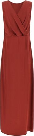 PESERICO Punto Luce Dress - Rust