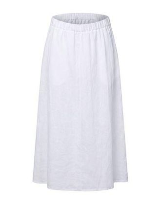 120% Lino PARTES DE ABAJO - Faldas midi en YOOX.COM