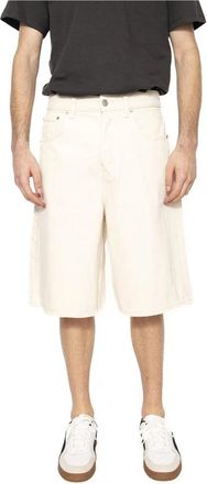 Only & Sons Bermuda - Heren - Denim shorts - Wit - S - Korte Broeken