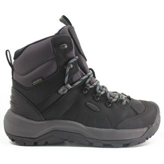 Keen Revel IV Mid Polar Leather Textile Womens Ankle Boots - Black Harbor Grey - Size:UK 5