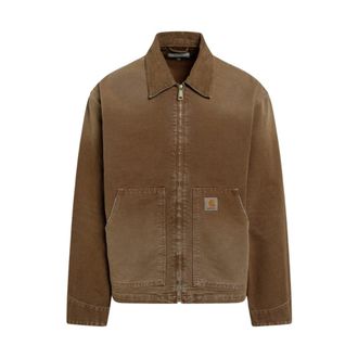 Carhartt Work in Progress Hombre, Chaquetas, Marr&oacute;n, Talla: S
