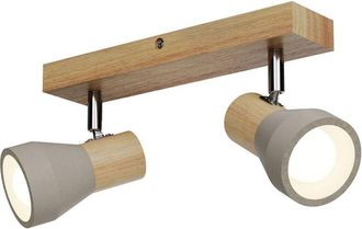 Lindby Foco filiz En Marr&oacute;n De Madera - Lindby