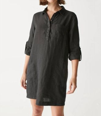 Michael Stars Eleanor Utility Dress In Black