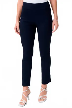Joseph Ribkoff Womens Melia Jacquard Pants In Midnight Blue
