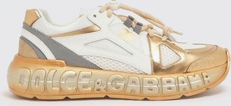 Dolce & Gabbana Sneakers in pelle lamina e mesh
