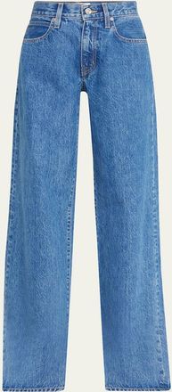 Slvrlake Denim Mica Low-Rise Wide Relaxed Jeans
