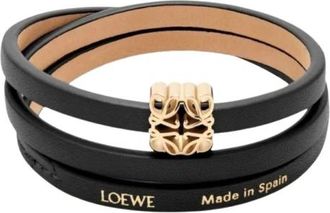 Loewe Bracciale Anagram Bomb&eacute; Twist - - Accessories - Donna - Nero - S