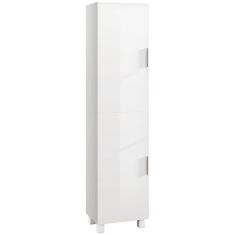 HOMCOM Tall Storage Cabinet with Adjustable Shelves and Double Doors | TJ Hughes