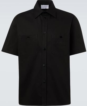 Givenchy Camicia bowling in twill di cotone