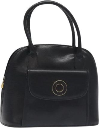 Celine Pre-owned Vintage Leren Handtas - Dames - Vintage Handtas - Zwart - ONE Size - Leer - Vintage
