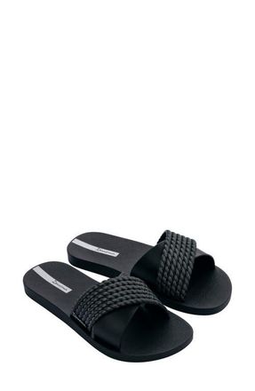 Ipanema Street II Slide Sandal in Black at Nordstrom, Size 10