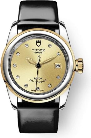 Tudor Glamour Date Automatic Diamond Champagne Dial Ladies Watch 51003-0019