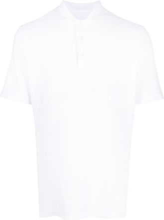 Fedeli terry cloth-effect polo shirt - men - Cotton - 48 - White