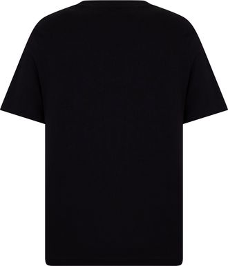 HUGO BOSS Mens Cotton T-Shirt Black T-Shirts And Polos