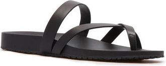 FRANKiE4 Isla Waterproof Toe Loop Sandal in Black at Nordstrom, Size 6.5