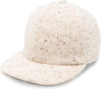Fabiana Filippi Wool Blend Baseball Cap - Dames - Petten - Beige - M - Wol - Accessoires