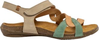 El Naturalista Sandalen - Dames - Schoenen - Beige - Maat: 40 EU Leer