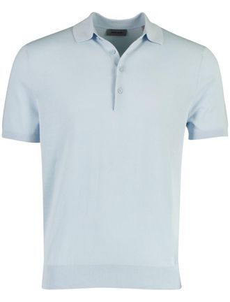 Pierre Cardin Poloshirt Pierre Cardin lichtblauw 4 knoops