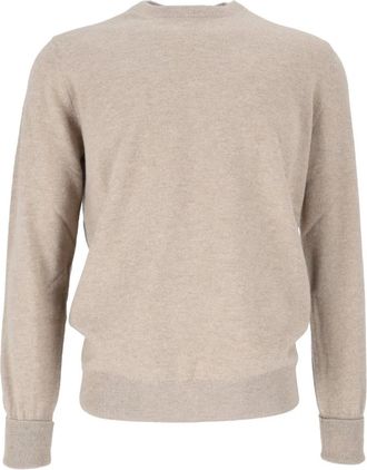 Ballantyne Girocollo - Knitwear - Hombre - Beige - 2XL