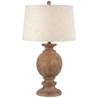 Hill Interiors Clarion Table Lamp (UK Plug) in Brown