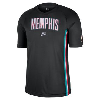 Nike Memphis Grizzlies 2025/26 Hardwood Classics Nike Mens NBA Dri-FIT Short-Sleeve Top in Black | HQ6396-010
