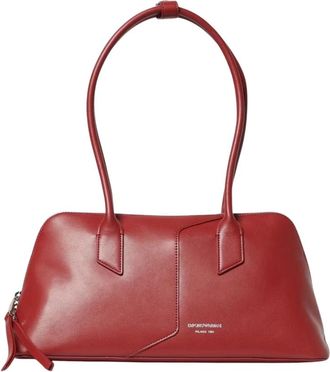 Emporio Armani Tassen.. - Dames - Schoudertassen - Rood - ONE Size - Katoen - Tassen