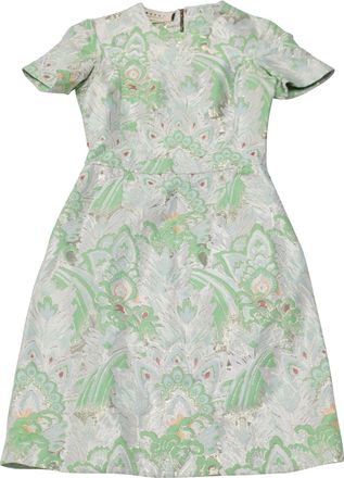Marni Marni Wintereditie 2012 Brokaat Minijurk in Groen Polyester