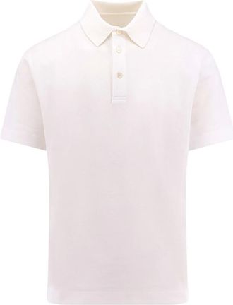 Givenchy Polo van Katoen met 4G Detail - Heren - Polos - Wit - M - Katoen - Tops