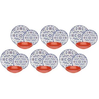 Thun Rose&tulipani Sea Breeze Dinner Service For 6 People