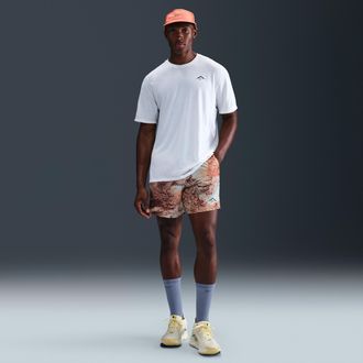 Nike Mens Trail Dri-FIT 6 Brief-Lined Running Shorts in White | HV2162-133