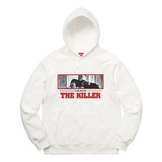SUPREME FW18 The Killer Hoodie White SUP-FW18-1993