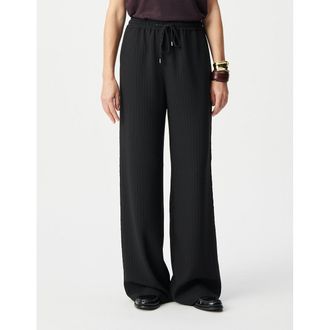 Ikks Gestreepte pantalon met wijde pijpen